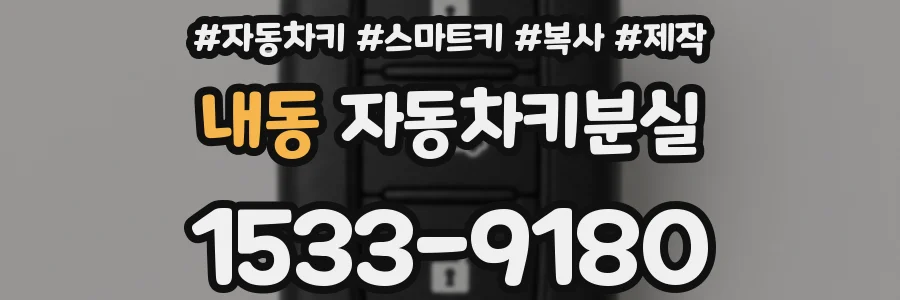 내동 자동차키분실