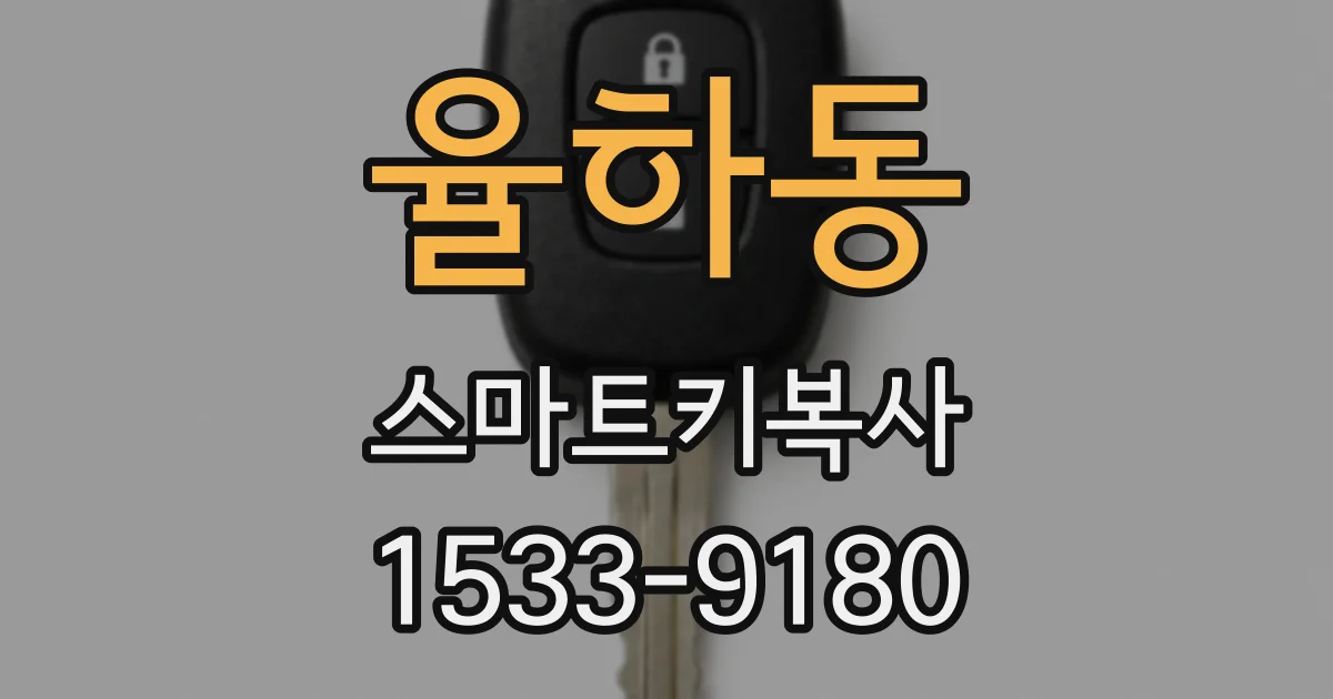 율하동 스마트키복사