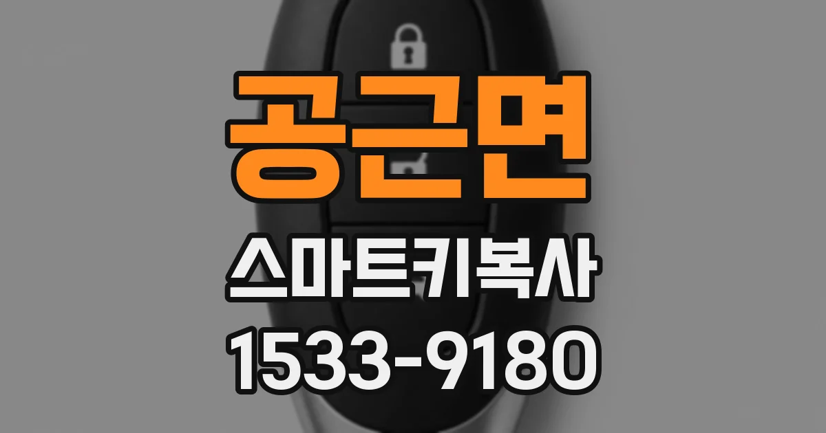 공근면 스마트키복사