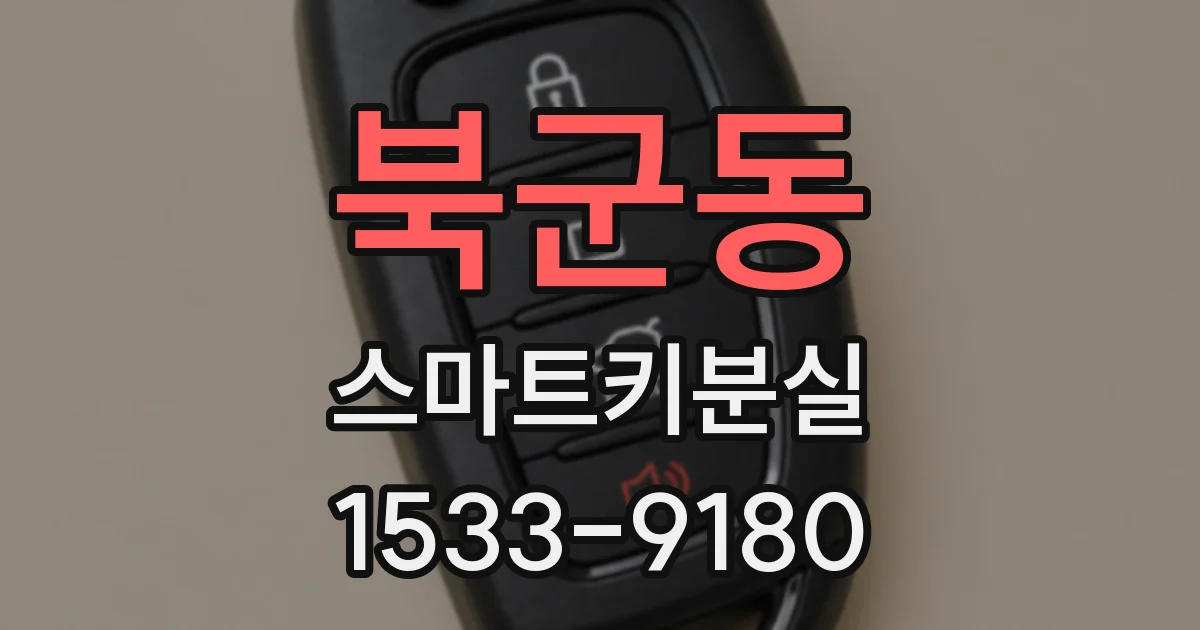 북군동 스마트키분실