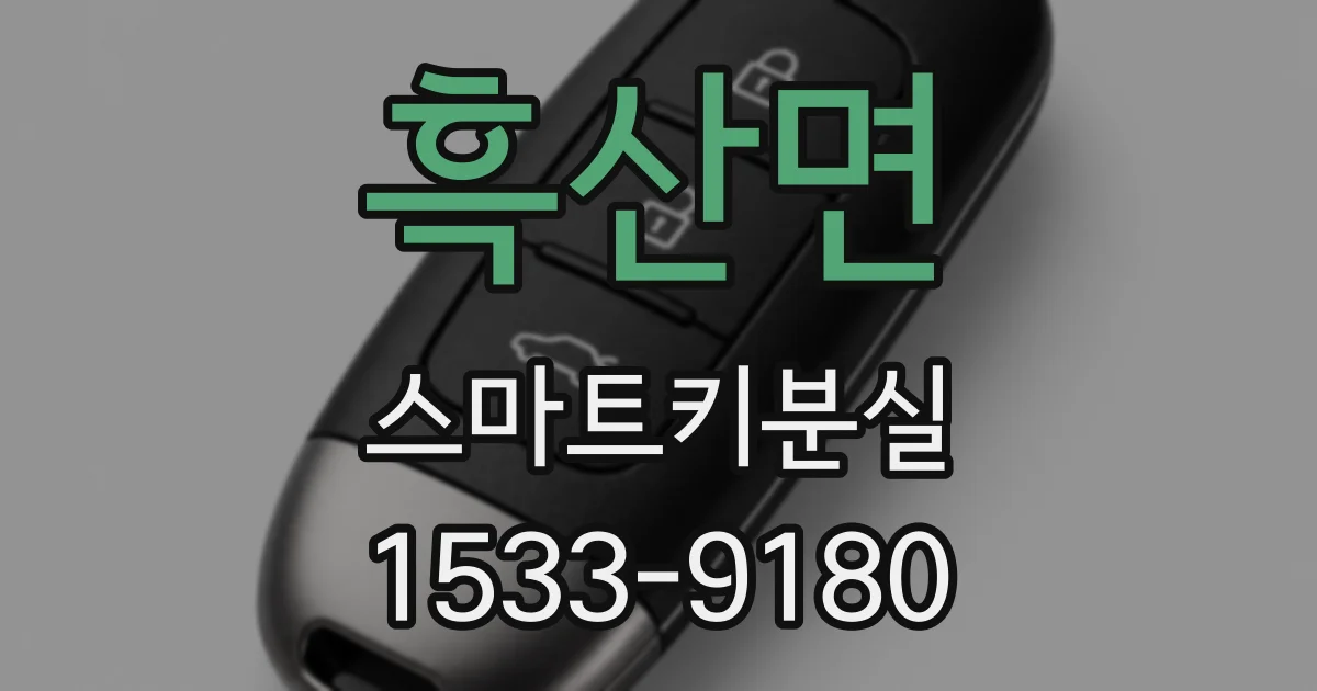 흑산면 스마트키분실