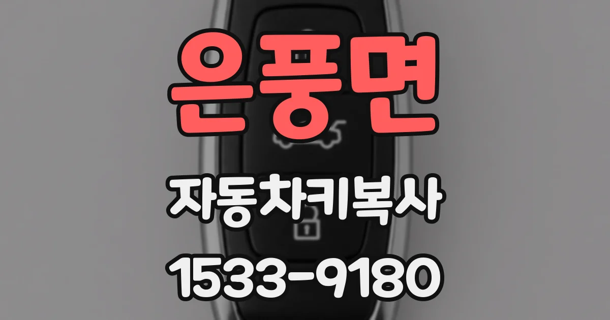 은풍면 자동차키복사