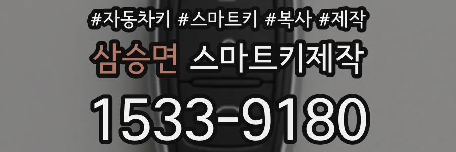 삼승면 스마트키제작