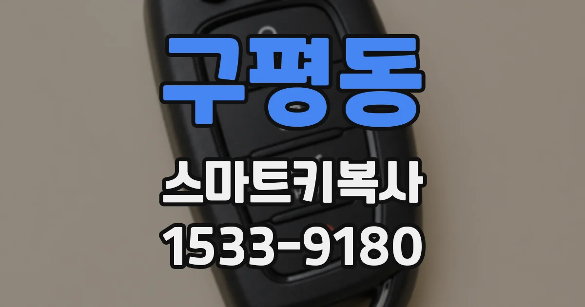 구평동 스마트키복사