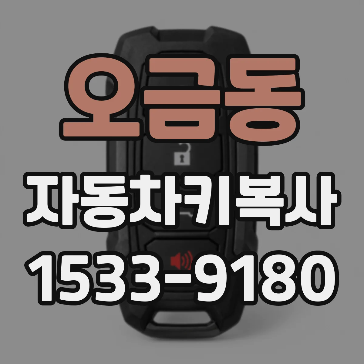 오금동 자동차키복사