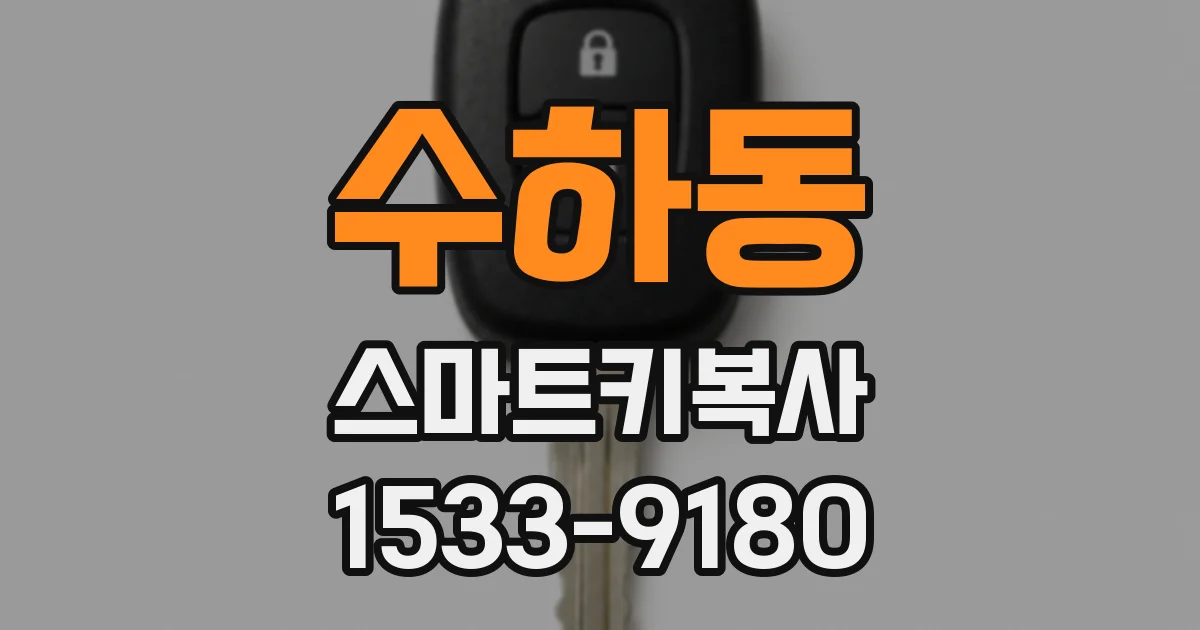 수하동 스마트키복사