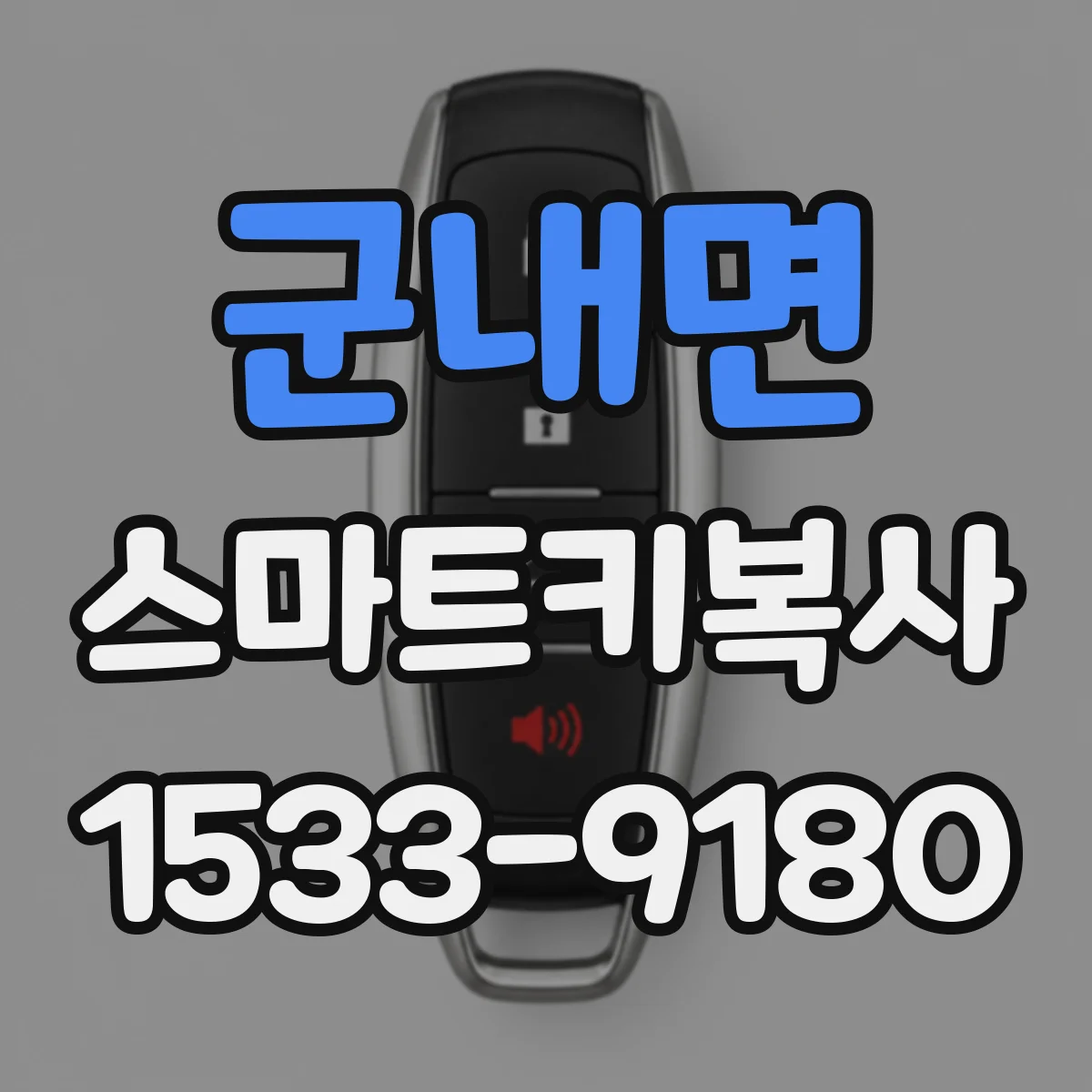 군내면 스마트키복사