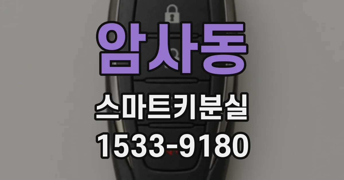 암사동 스마트키분실