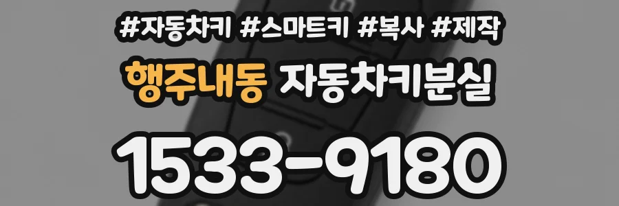 행주내동 자동차키분실