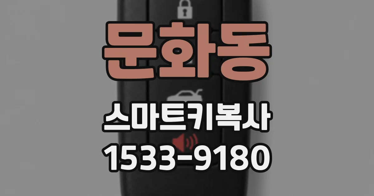 문화동 스마트키복사