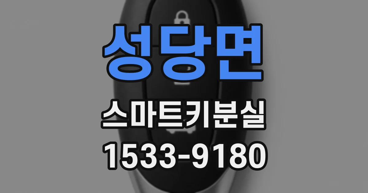 성당면 스마트키분실