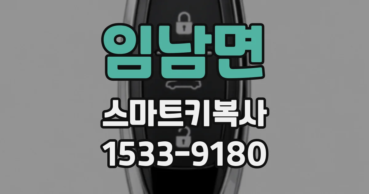 임남면 스마트키복사
