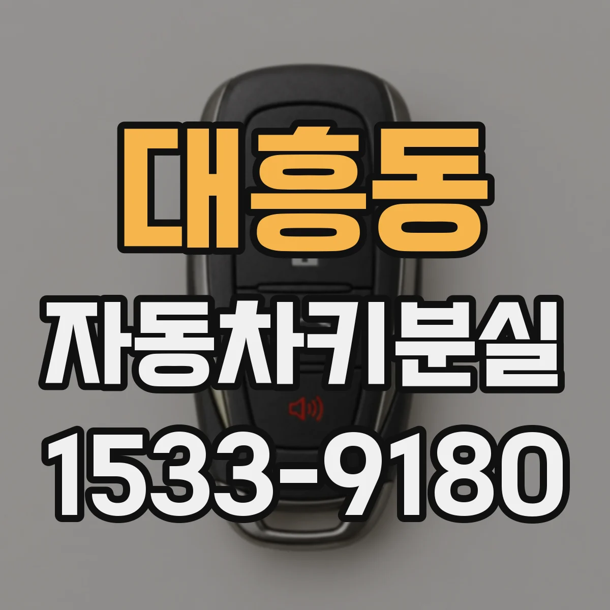 대흥동 자동차키분실