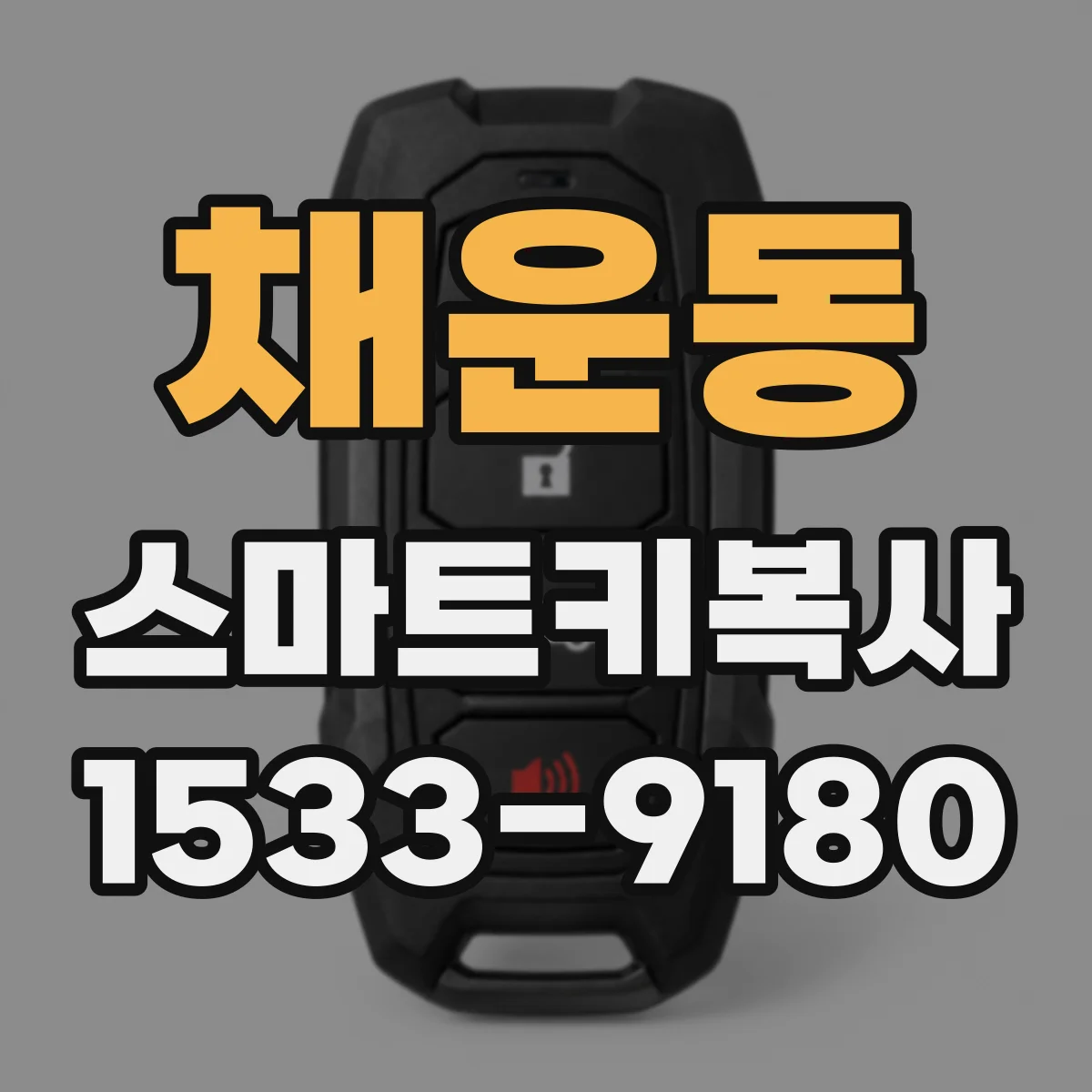 채운동 스마트키복사