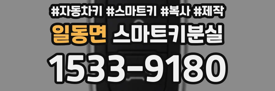일동면 스마트키분실