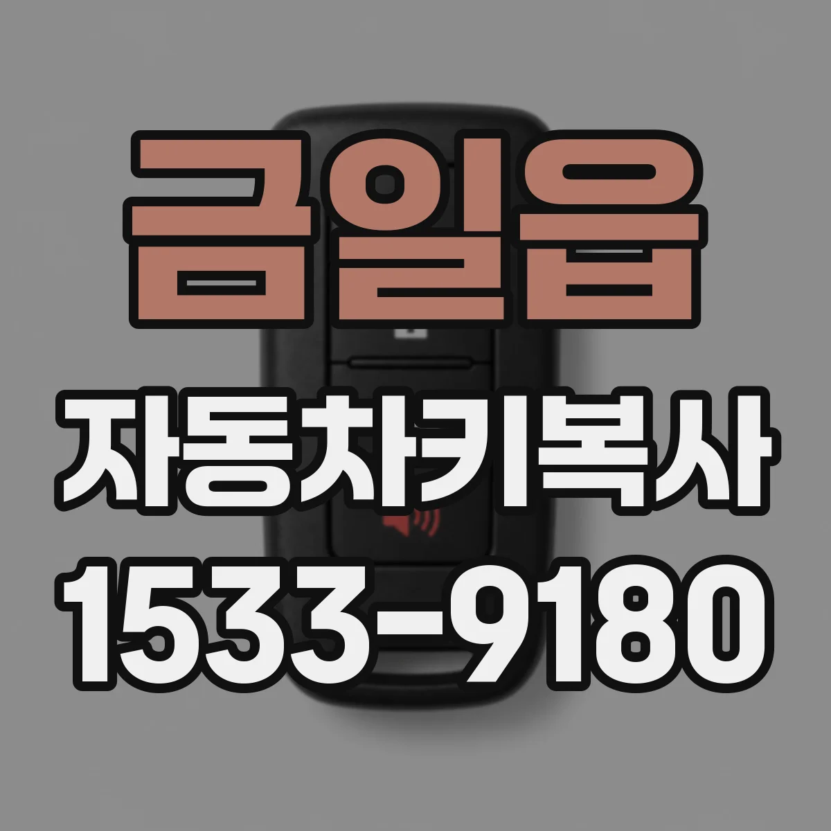 금일읍 자동차키복사