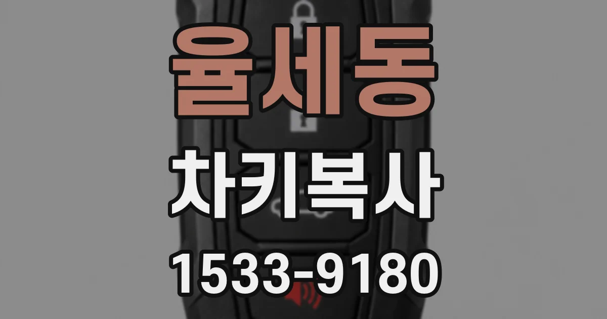 율세동 차키복사
