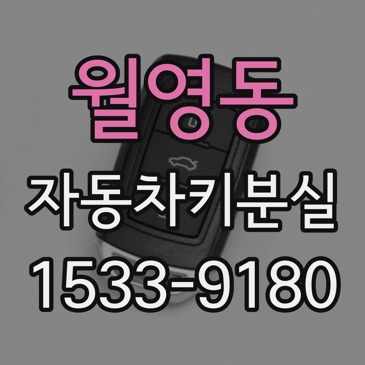 월영동 자동차키분실