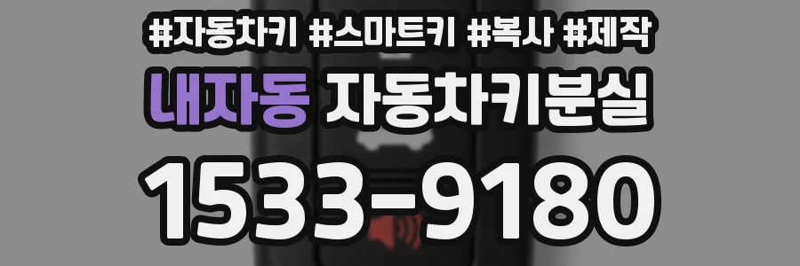 내자동 자동차키분실
