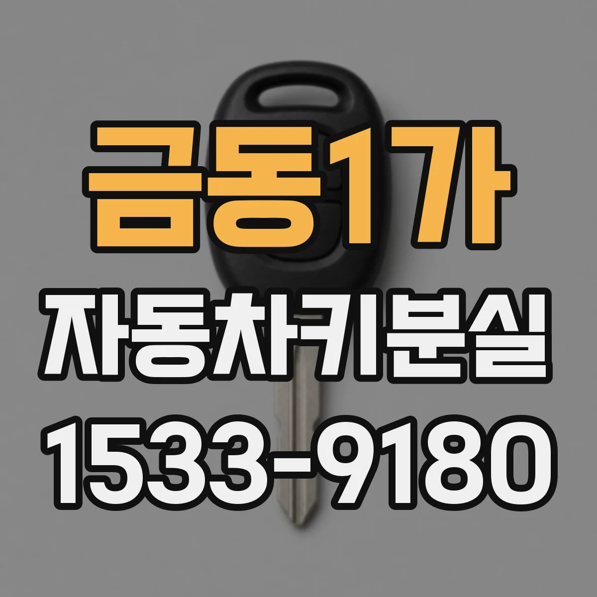 금동1가 자동차키분실