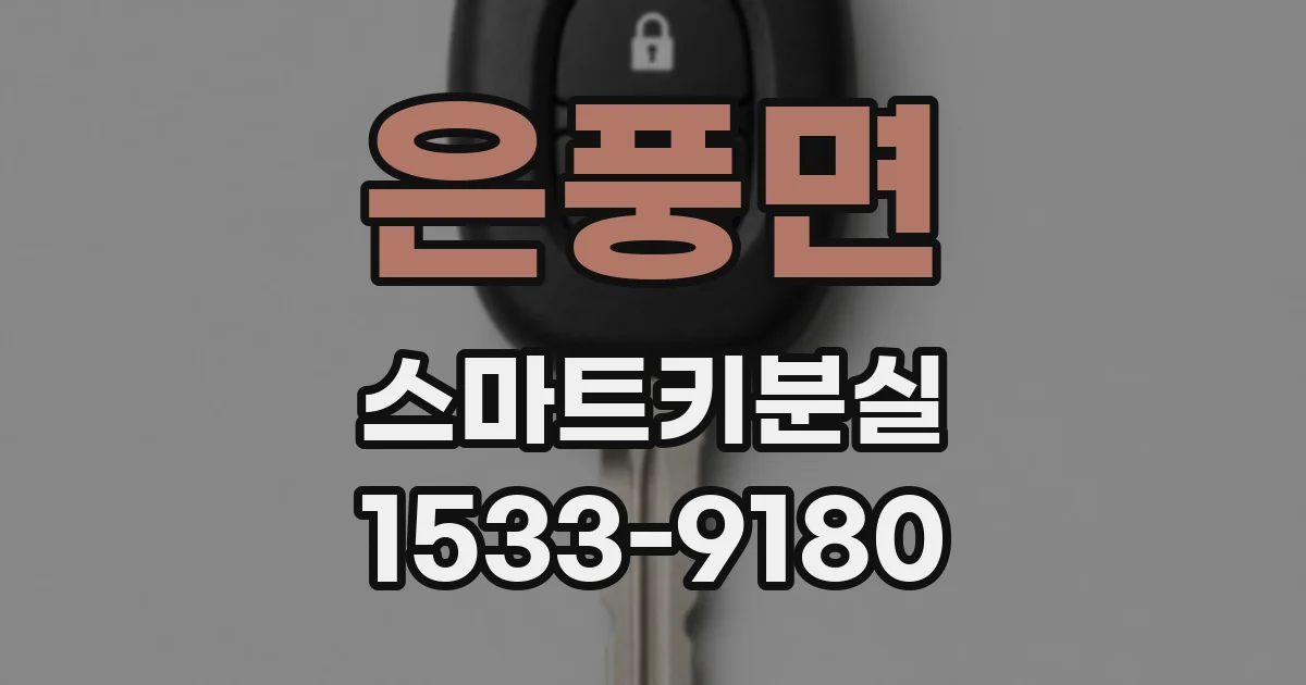 은풍면 스마트키분실