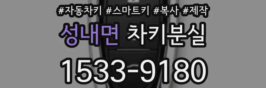 성내면 차키분실