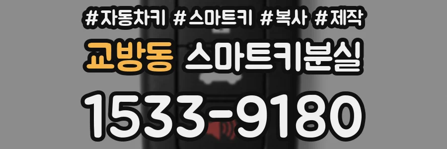 교방동 스마트키분실