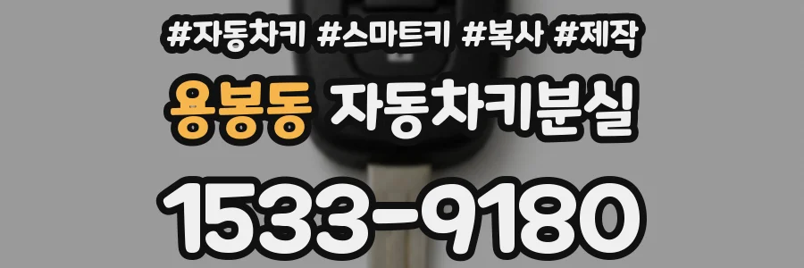 용봉동 자동차키분실