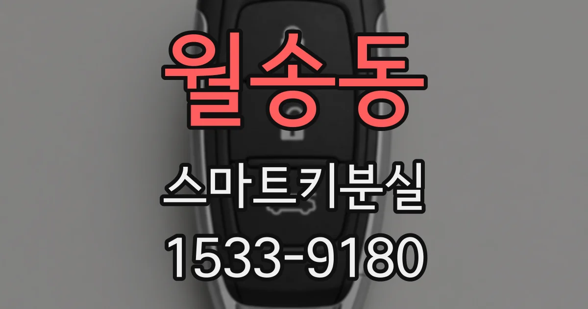 월송동 스마트키분실