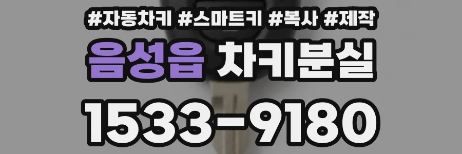 음성읍 차키분실