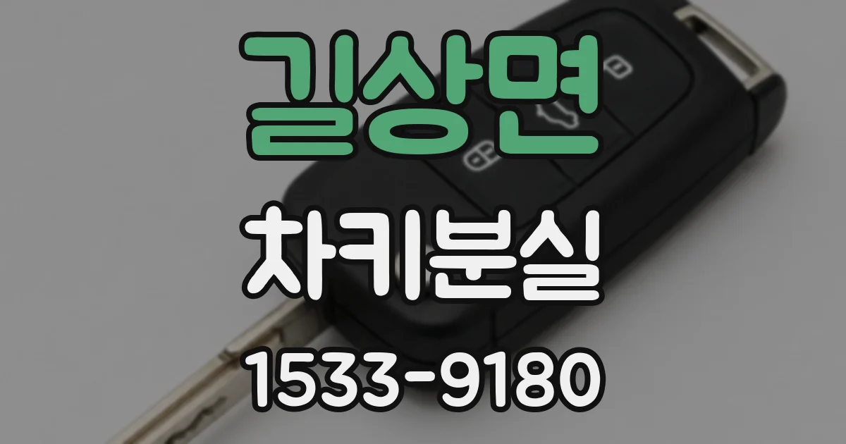 길상면 차키분실