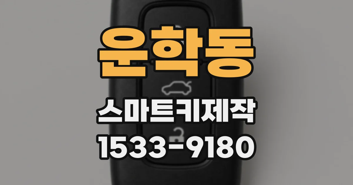 운학동 스마트키제작