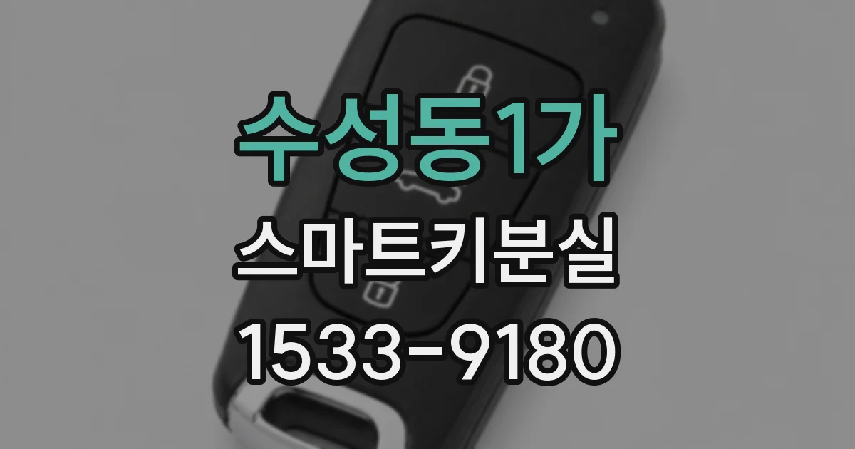 수성동1가 스마트키분실