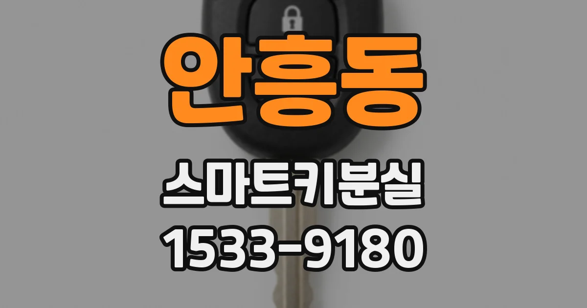 안흥동 스마트키분실
