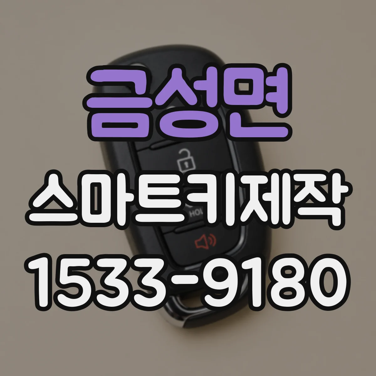 금성면 스마트키제작