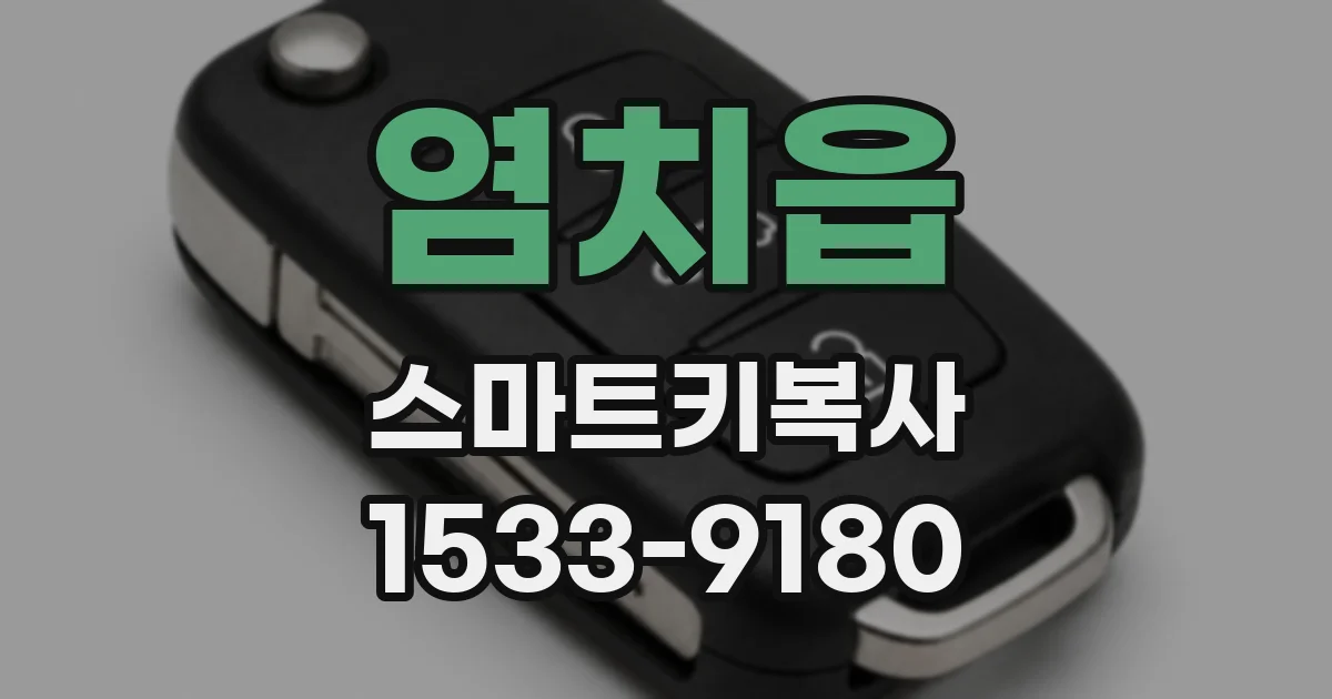 염치읍 스마트키복사