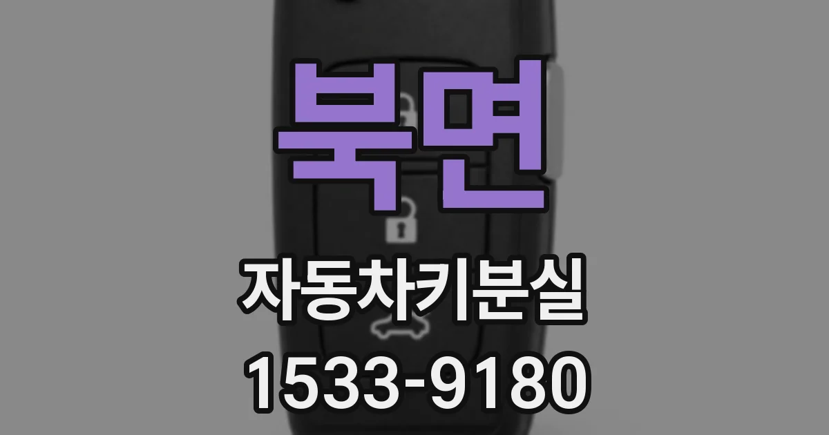북면 자동차키분실