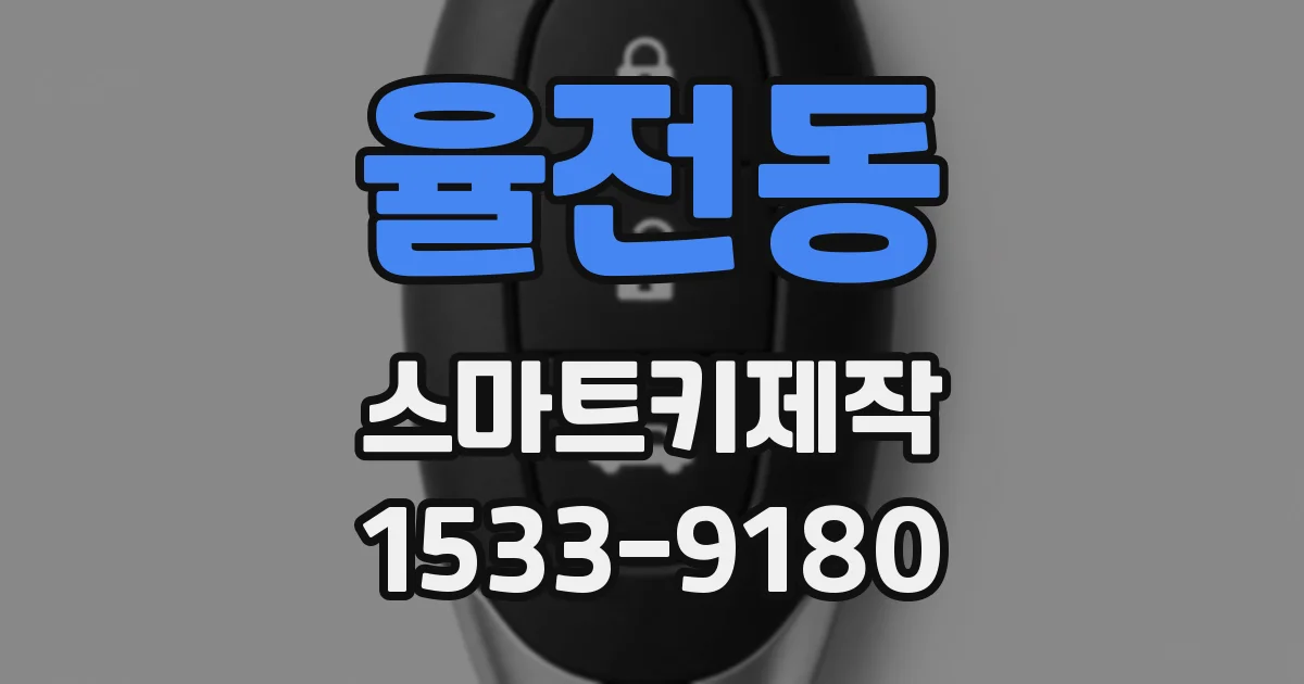 율전동 스마트키제작