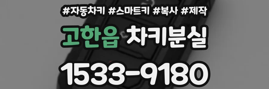 고한읍 차키분실
