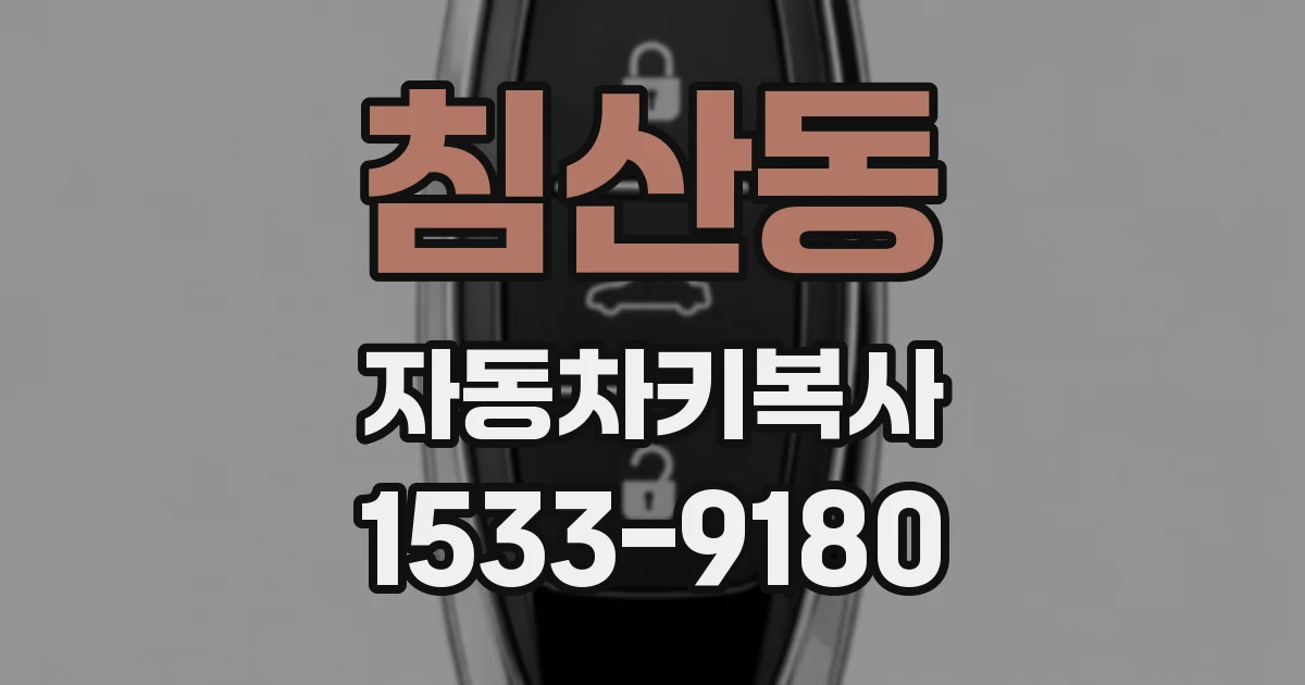 침산동 자동차키복사