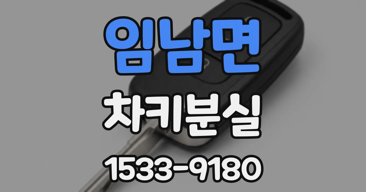 임남면 차키분실