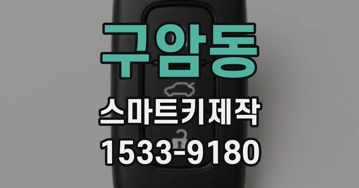 구암동 스마트키제작