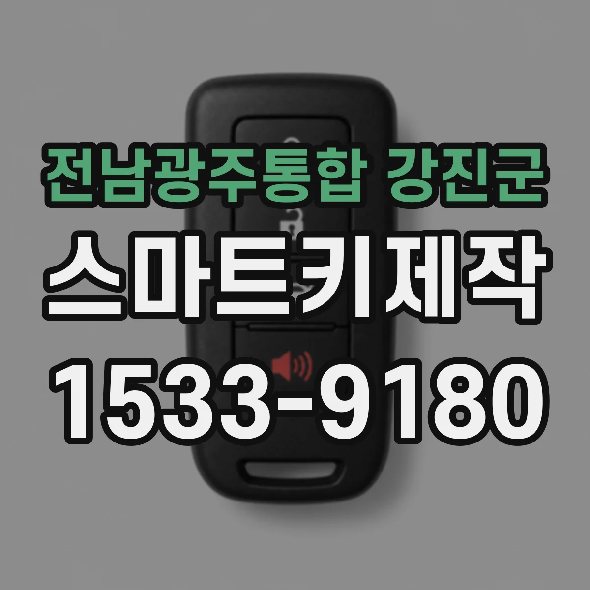 전남광주통합 강진군 스마트키제작
