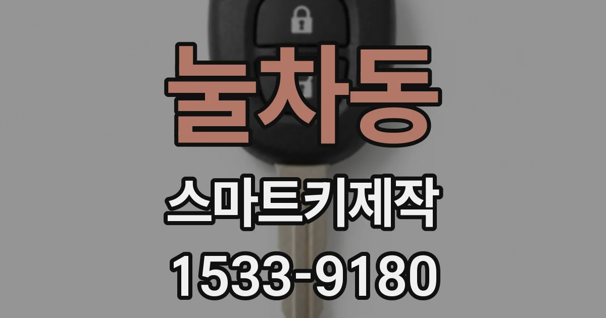 눌차동 스마트키제작