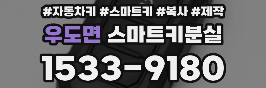 우도면 스마트키분실