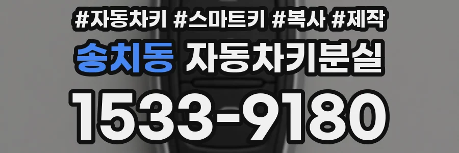 송치동 자동차키분실
