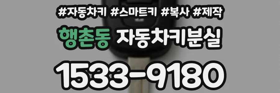 행촌동 자동차키분실