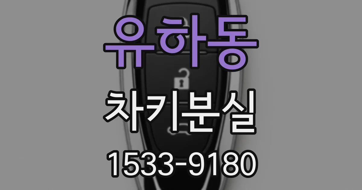 유하동 차키분실
