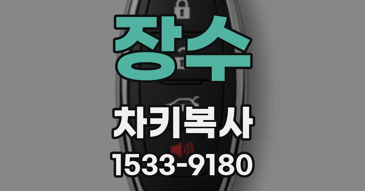 장수 차키복사