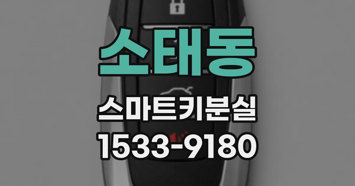 소태동 스마트키분실